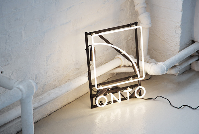 Onto by High Tide #logo #light #sign #neon