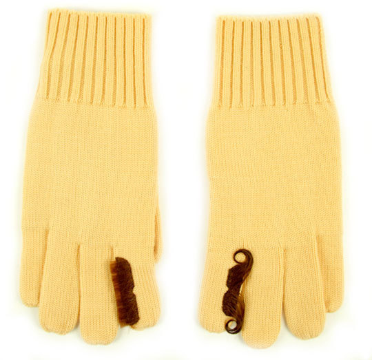 Colette x Gap Moustache Gloves #knit #moustache