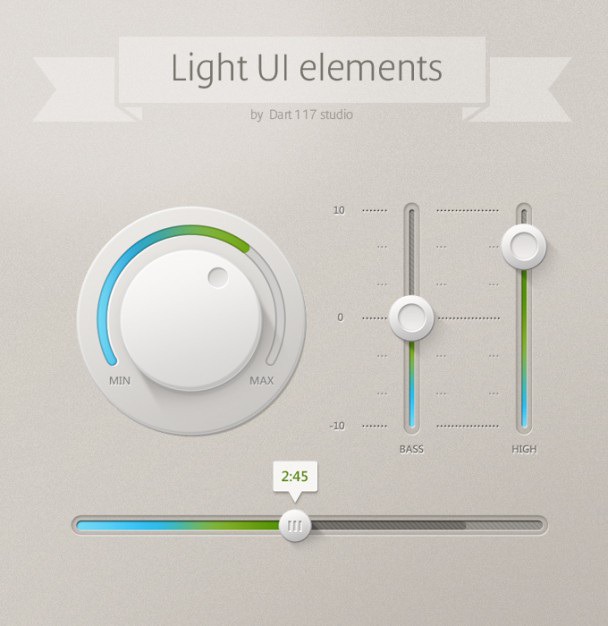 Light ui ui control ui elements Free Psd. See more inspiration related to Light, Elements, Ui, Control, Ui elements and Vertical on Freepik.