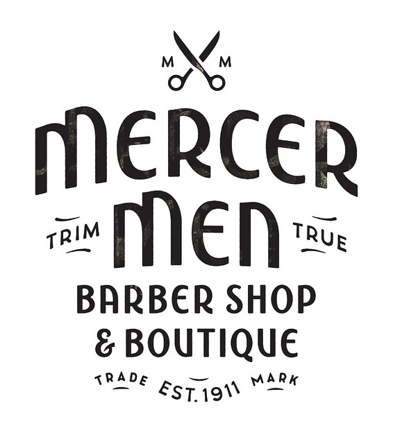 Mercer Men by Simon Walker #type #typo #script #lettering #font #logo #brand #mark