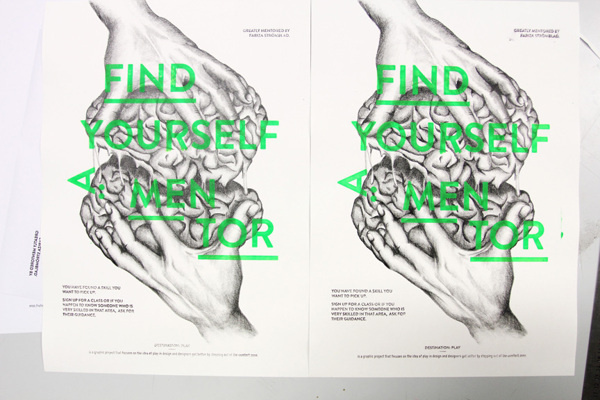 Find A Mentor on Behance #design #poster