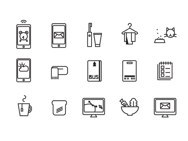 everyday 1/2 #icon #picto #symbol #sign