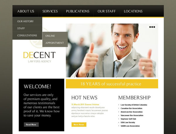 Joomla Law Firm Template