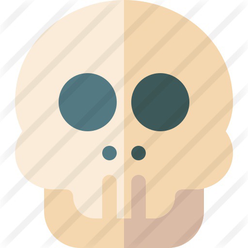 See more icon inspiration related to skull, antropology, healthcare and medical, anatomy, health clinic, skeleton, head and bones on Flaticon.