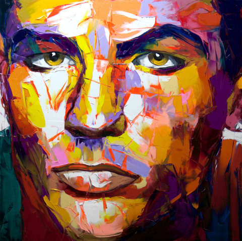 Francoise Nielly | PICDIT #design #color #portrait #painting #art #colour