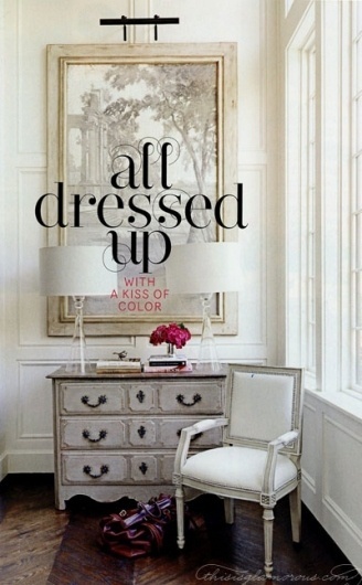 {this is glamorous}: {décor inspiration: a kiss of colour} #interior #design #editorial #typography