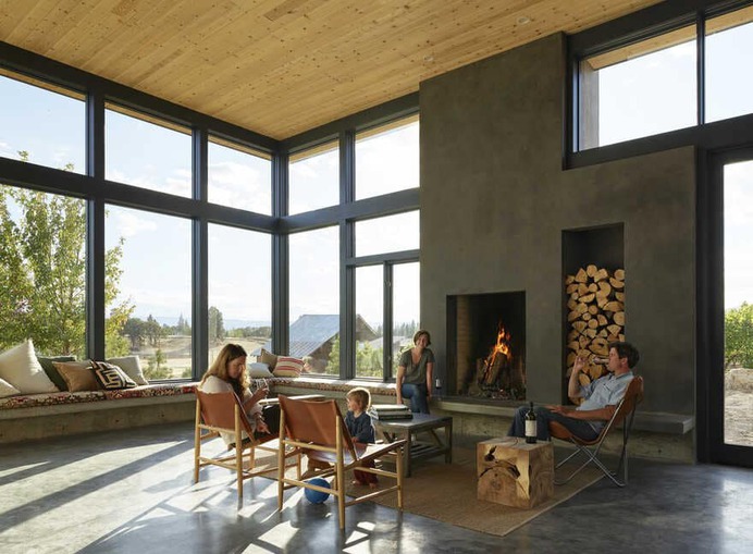 interiors, COR Cellars in Lyle, Washington