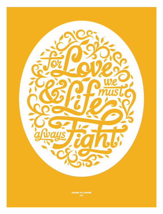 Design Vs Cancer #lettering #vs #design #cancer #typography