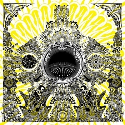 Rocket Recordings: Gnod Dropout with White Hills II - Reissue #white #pattern #gnod #design #black #psychedlia #and #music #hills