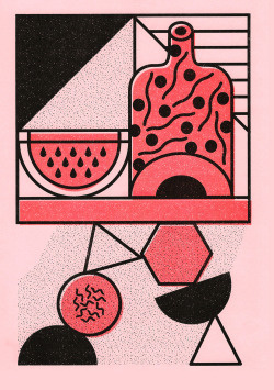 risograph poster http://giuseppedicarlo.tumblr.com #risograph #poster #risoprint #print