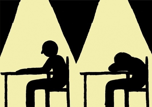 Jean Jullien's online portfolio: SILOUETTES #jean #jullien #dispair #silhouette