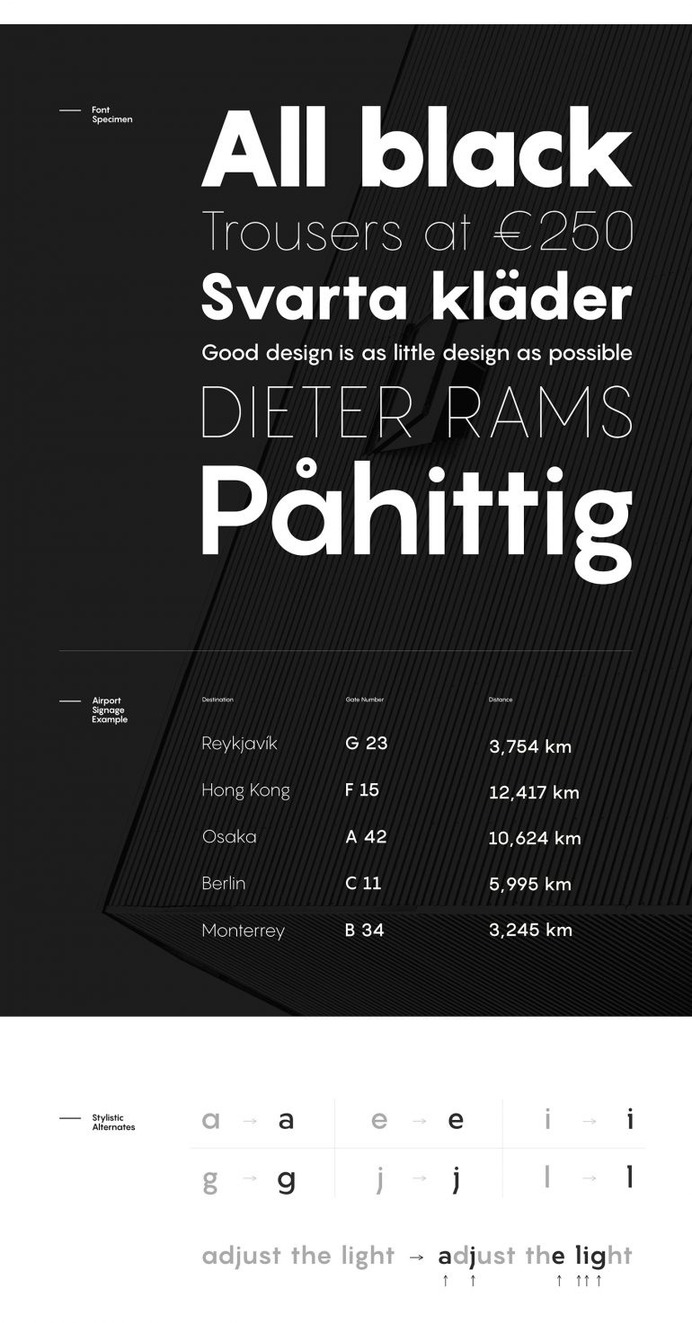 Pangram Sans – Free Font
