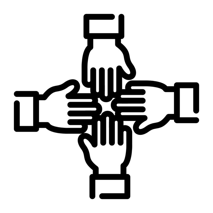 See more icon inspiration related to teamwork, arms, networking, seo and web, hands and gestures and gestures on Flaticon.