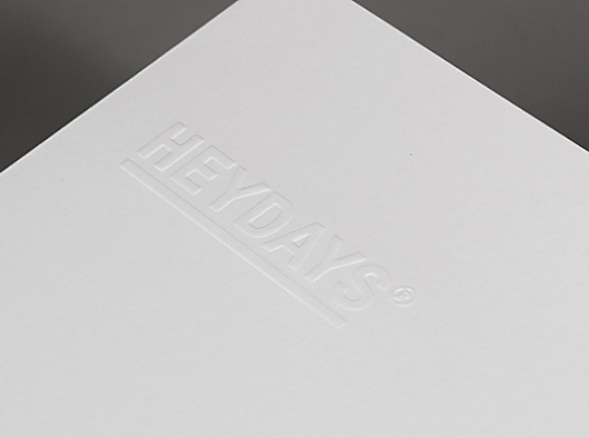 Heydays : Lovely Stationery . Curating the very best of stationery design #blind #debossing #logos #print #heydays #identity
