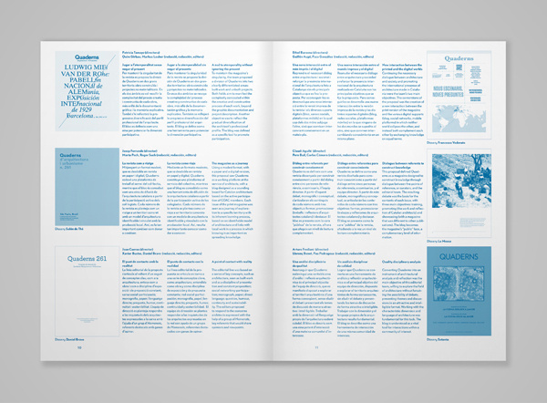 MagSpreads Editorial Design and Magazine Layout Inspiration: Quaderns Architecture magazine #print #architecture