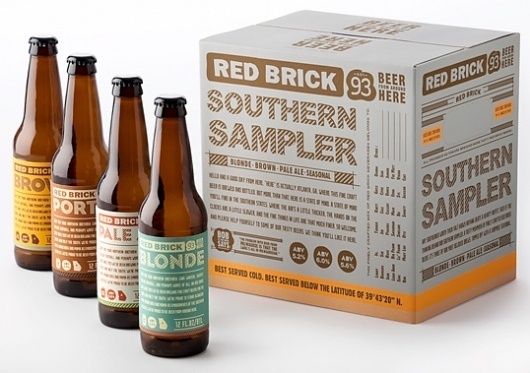 All sizes | Red Brick beer by 22 Squared | Flickr - Photo Sharing! #beer #squared #22 #packaging #atlanta