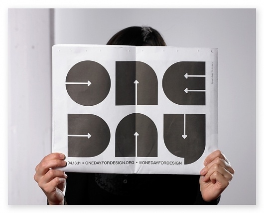 Save the date: VSA creates 'One Day For Design' with AIGA | VSA Partners #newsprint #side #vsa #partners #broad #aiga