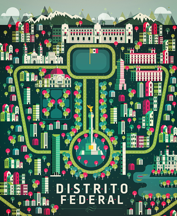 Cosmópolis Pt.2 on Behance #city #illustration