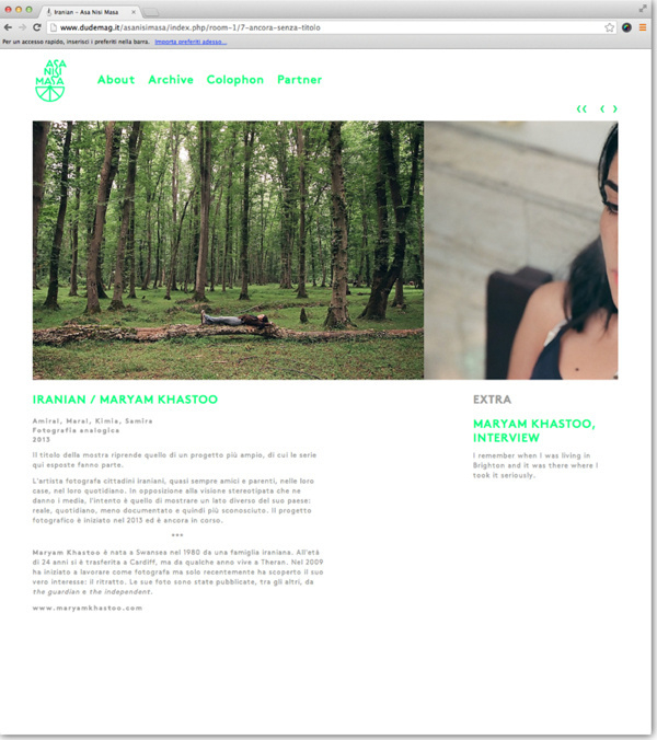 Asa Nisi Masa • On line Gallery on Behance #graphicdesign #webdesign
