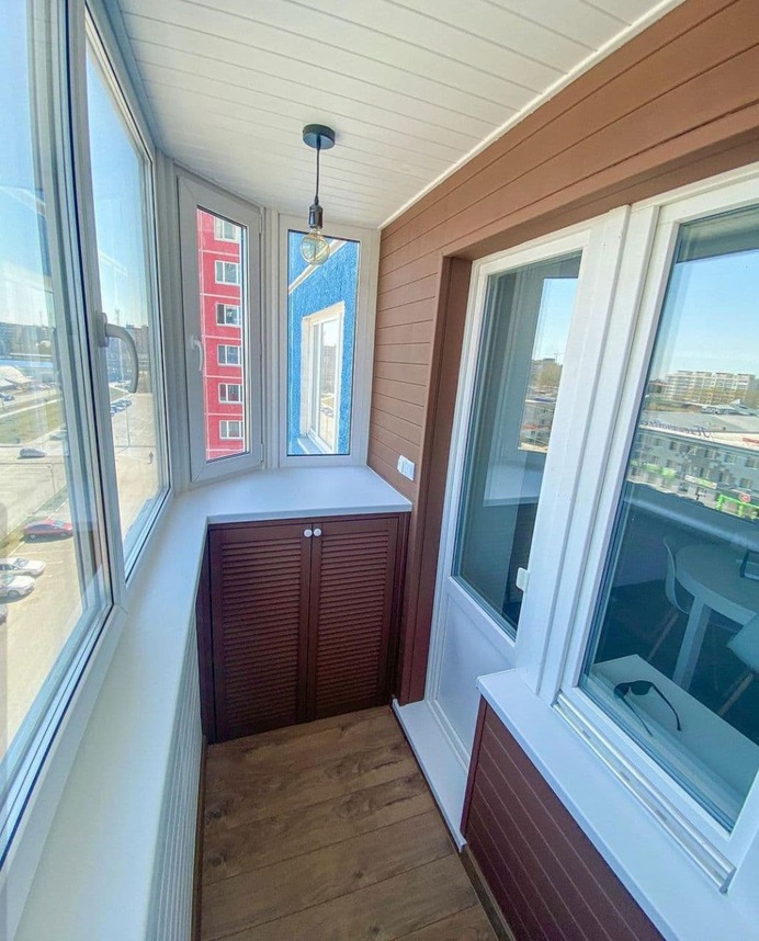 Turnkey loggia. Windows SV Kryvyi Rih.