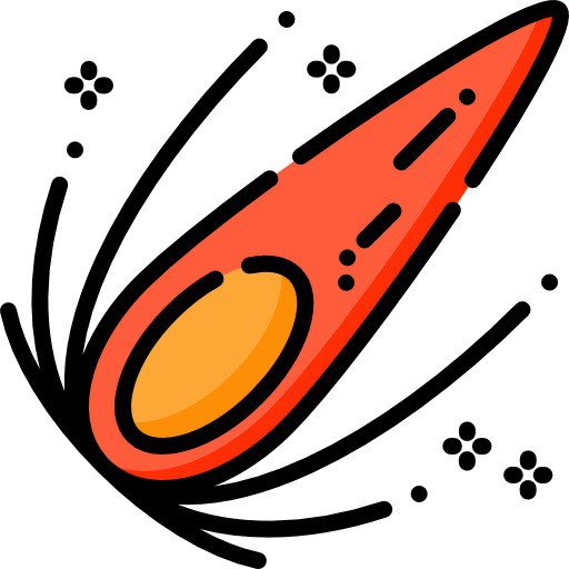 See more icon inspiration related to Asteroid, meteor, space, miscellaneous, comet, astronomy, education and nature on Flaticon.