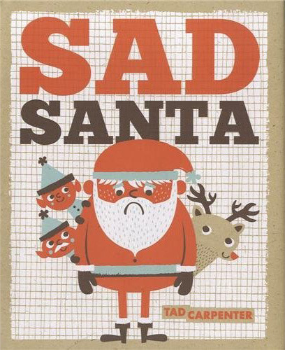 Sad Santa #christmas #illustration #child #book
