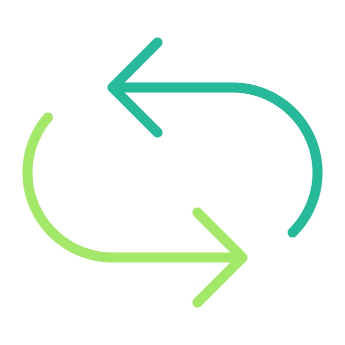 See more icon inspiration related to repeat, arrows, direction, orientation, multimedia option and interface on Flaticon.