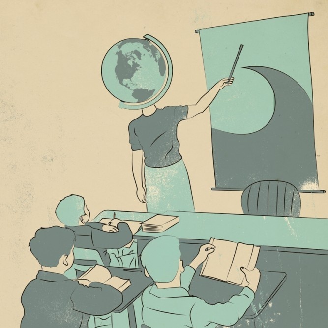Illustration for This Has Everything To Do With Surfing article in Surfing Magazine #surf #surfing #world #teach #students #illustration #class #editorial #magazine