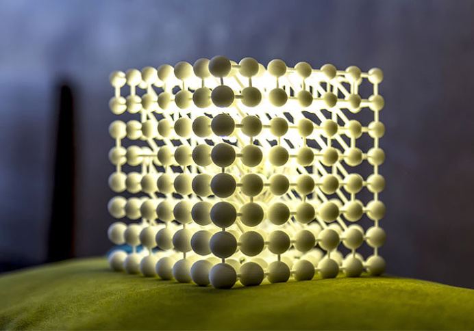 3D Printed Cubic Light by Mariam Ayvazyan - lights, lamp, lighting #design, #lighting