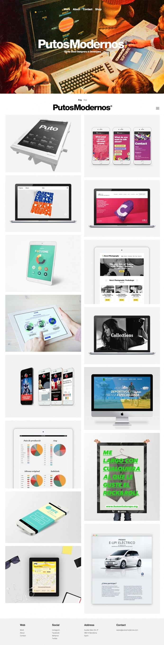 Putos Modernos - Mindsparkle Mag - Putos Modernos is a Barcelona based techno-creative, retro-futuristic design and programming studio that