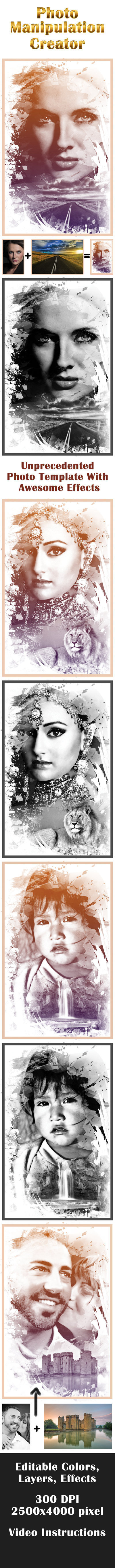 Photo Manipulation Creator #template #photo #graphicriver