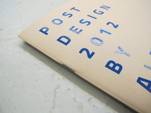 Post Design 2012 on the Behance Network #post #blu #catalog #print #design #graphic #studio #biagetti