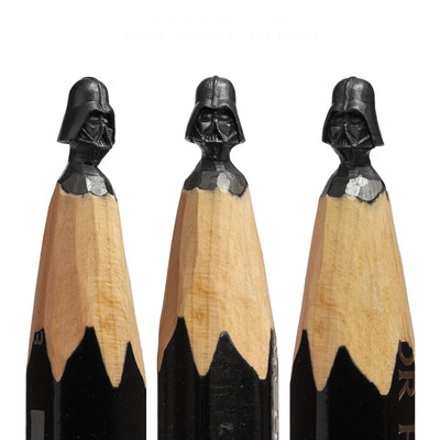 Amazing pencil art sculptures by Salavat Fidai