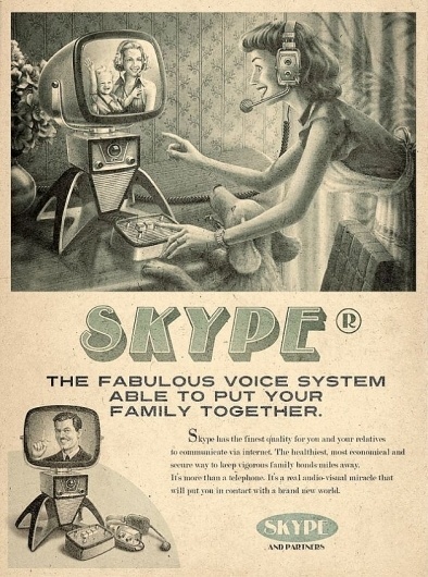 Fake Vintage Tech Posters | Ubersuper #print #vintage #poster #social
