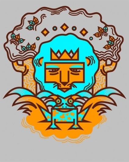 Home : Color Beast #lion #color #graphic #best #frog