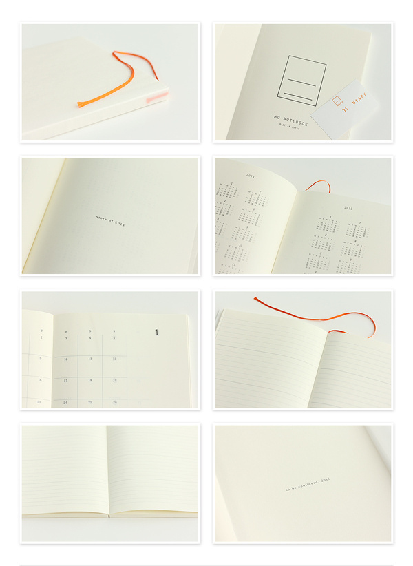 MD note diary - Midori #white #note #book #diary #paper