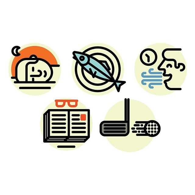 Men's Health Icon Design #menshealth #icons #iconography #illustration #vector #digital #editorial #design #illustrator #magazine #icon