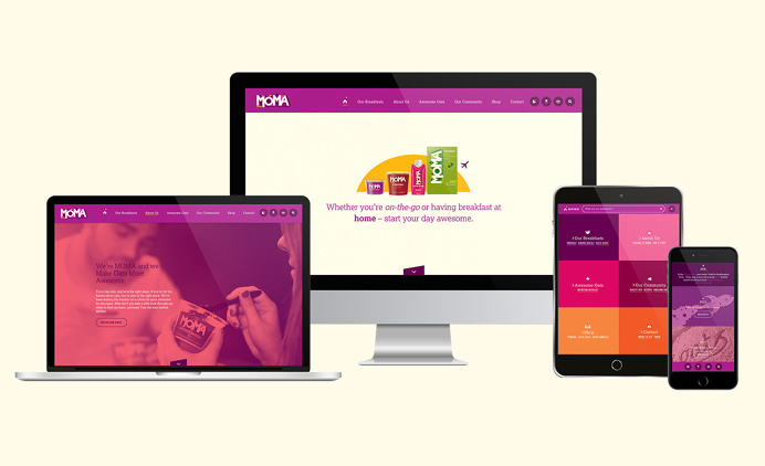 MOMA Website design