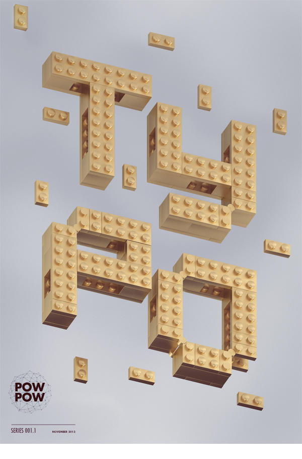 Type Series 01 #design #typography #type #poster #graphic #digital #vray #cinema 4d