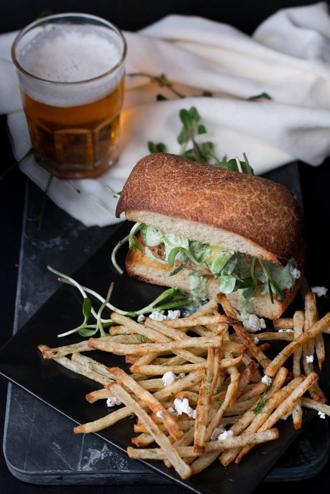 Garlic dill fries