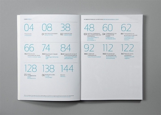 cla-se / Claret Serrahima #spain #agbar #irc #annual #barcelona #report #numbers #blue #clase #editorial #typographym