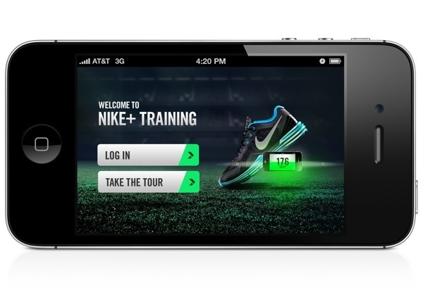 Nike+ Training #nike #mobile #branding