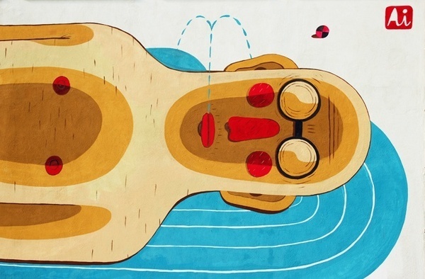 "CECI N'EST PAS UNE PIPE": INTERVIEW WITH AGOSTINO IACURCI #illustration #murales #art #street