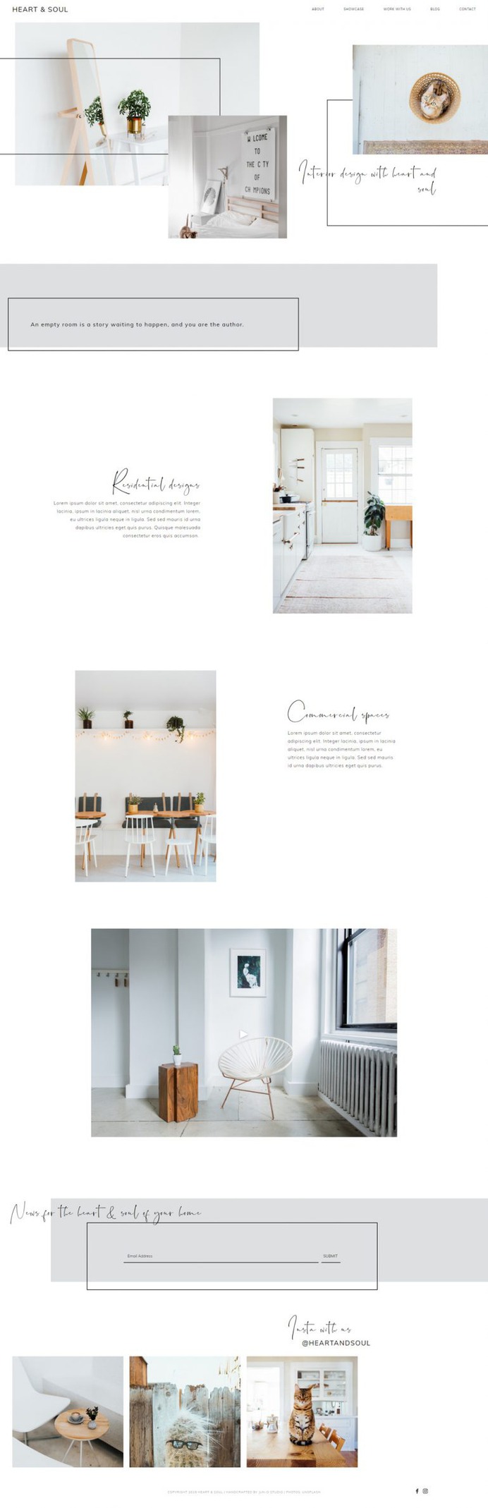 Squarespace Kit: Heart & Soul