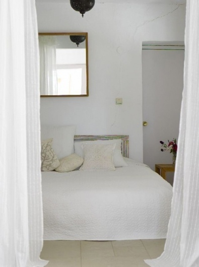 a converted farmhouse in grenada, spain | the style files #interior #design #white #bedroom