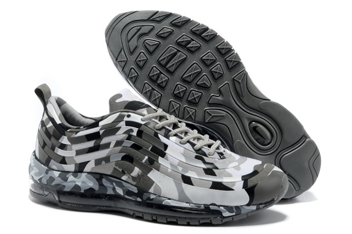 Nike Shoes Air Max 97 Italian Camouflage Mens Runing Grey