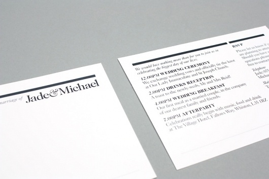 John Barton #screenprinted #cut #blackwhite #invitation #modern #laser