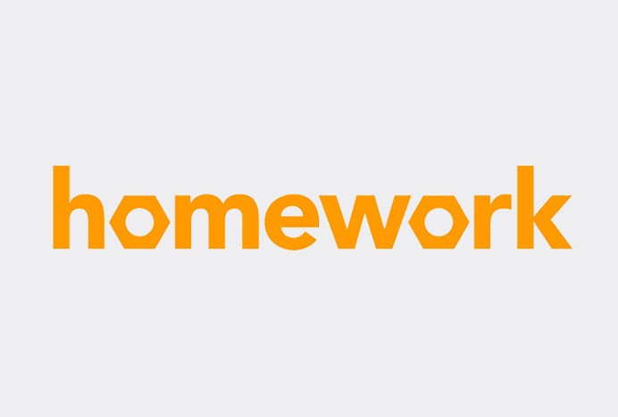 Homework by 2A Studio #typography #logo #logotype #mark