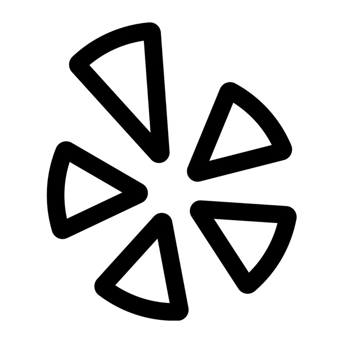 See more icon inspiration related to yelp, logo, symbol, brands and logotypes, brand, logotype, social network and social media on Flaticon.