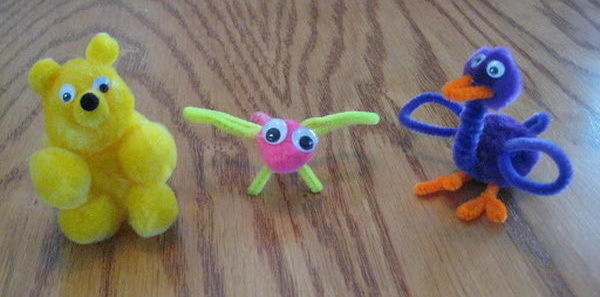 50+ Pipe Cleaner Animals for Kids #cleaner #pipe #kids #diy #animal